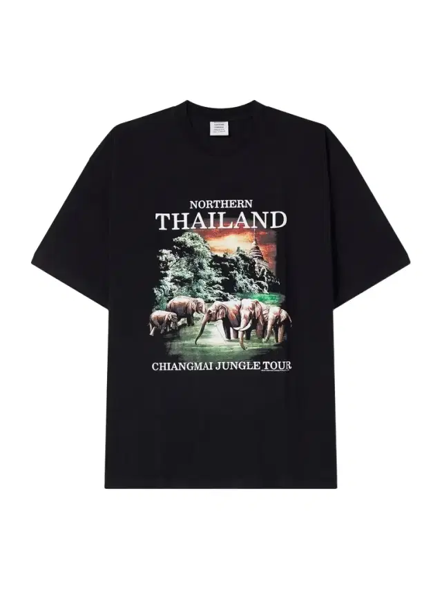 Vetements Thailand Tourist Oversized Cotton-Jersey T-Shirt - Men