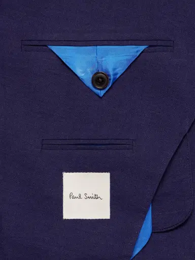 Paul Smith Double-Breasted Wool and Linen-Blend Blazer - Men | Thumbnail 6 Paul Smith Double-Breasted Wool and Linen-Blend Blazer - Men | Thumbnail 6
