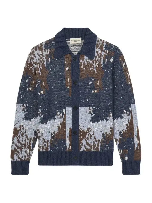 Terry Jacquard-Knit Cardigan - Men