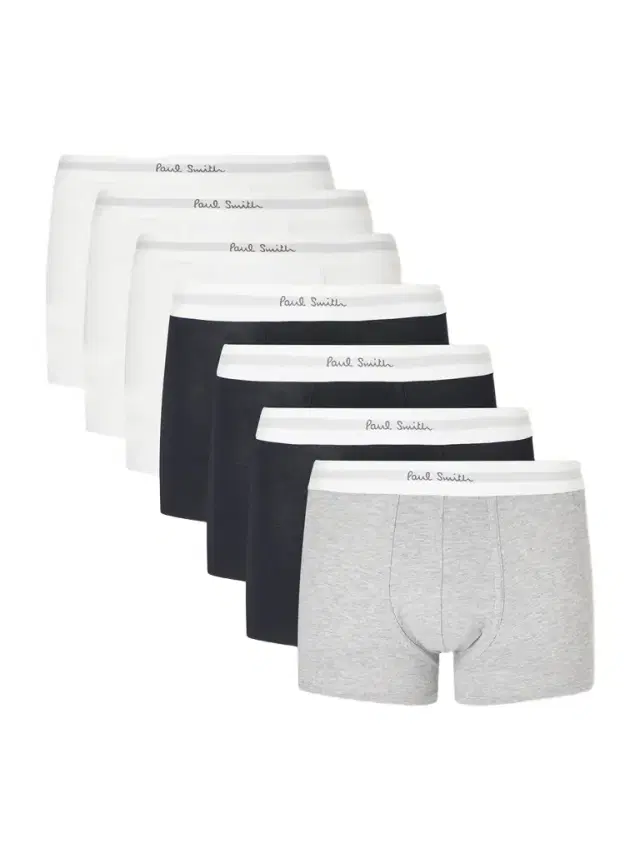 Set of Seven Organic Cotton-Blend Jersey Boxer Briefs - Men