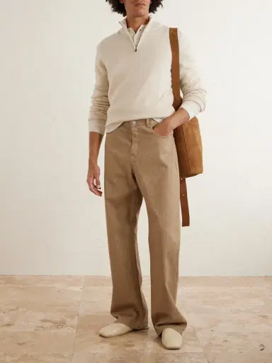 FEDELI Cashmere Half-Zip Sweater - Men | Thumbnail 2