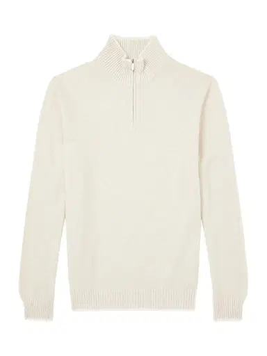 FEDELI Cashmere Half-Zip Sweater - Men | Thumbnail 1