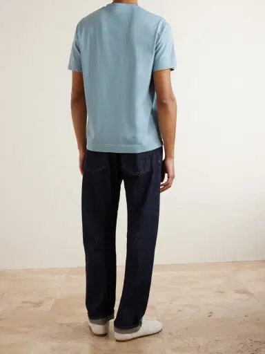 FEDELI Organic Cotton-Jersey T-Shirt - Men | Thumbnail 4