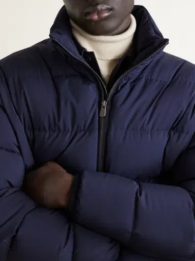 Ralph Lauren Purple Label Quilted Shell Down Bomber Jacket - Men | Thumbnail 5 Ralph Lauren Purple Label Quilted Shell Down Bomber Jacket - Men | Thumbnail 5