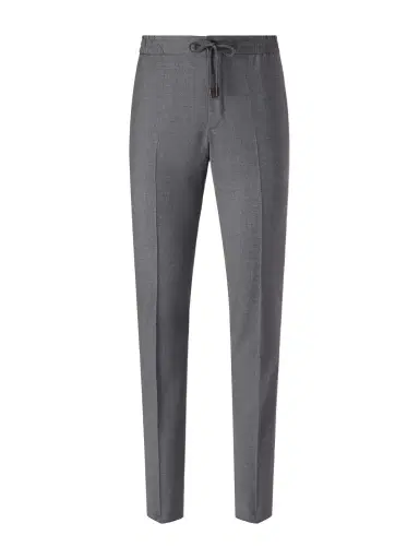 Slowear Slim-Leg Virgin Wool Drawstring Trousers - Men | Thumbnail 1 Slowear Slim-Leg Virgin Wool Drawstring Trousers - Men | Thumbnail 1