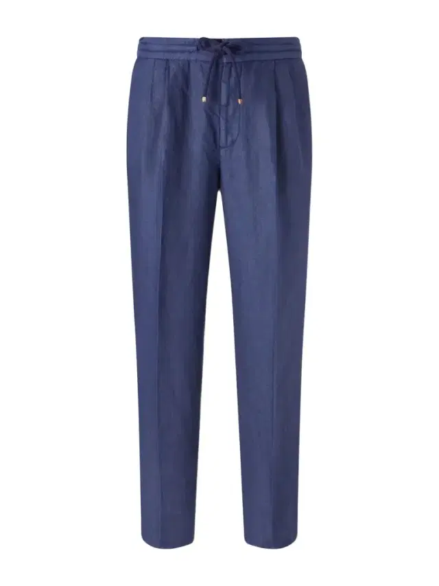 Brunello Cucinelli Tapered Pleated Linen-Twill Drawstring Trousers - Men