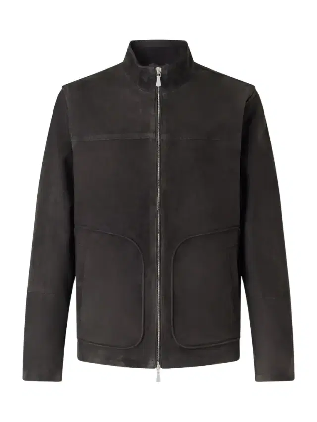 Suede Zip-Up Jacket - Men