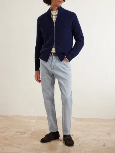 ELEVENTY Cashmere Zip-Up Sweater - Men | Thumbnail 2