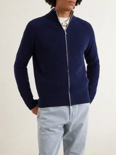 ELEVENTY Cashmere Zip-Up Sweater - Men | Thumbnail 3