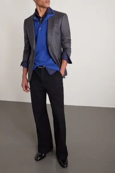 Tom Ford Slim-Fit Lyocell and Cotton-Blend Piqué Polo Shirt - Men | Thumbnail 2