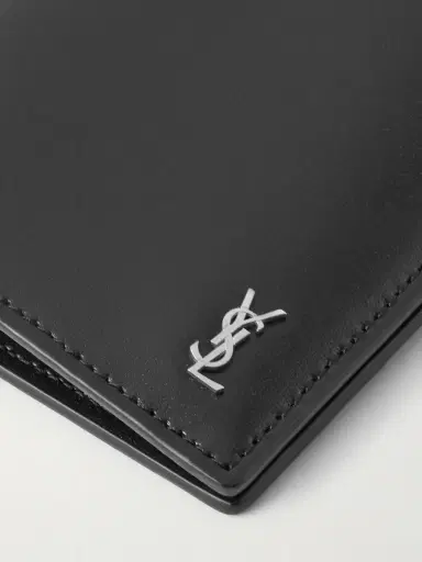 Saint Laurent Leather Trifold Wallet - Men | Thumbnail 3