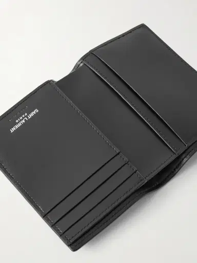 Saint Laurent Leather Trifold Wallet - Men | Thumbnail 4