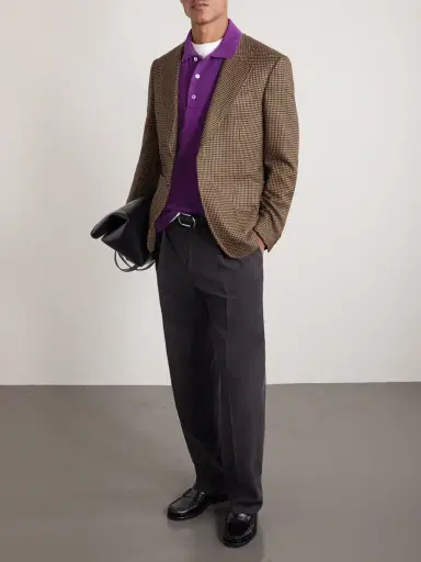Tom Ford Slim-Fit Lyocell and Cotton-Blend Piqué Polo Shirt - Men | Thumbnail 2 Tom Ford Slim-Fit Lyocell and Cotton-Blend Piqué Polo Shirt - Men | Thumbnail 2