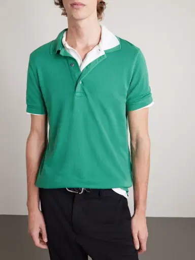 Tom Ford Slim-Fit Lyocell and Cotton-Blend Piqué Polo Shirt - Men | Thumbnail 3 Tom Ford Slim-Fit Lyocell and Cotton-Blend Piqué Polo Shirt - Men | Thumbnail 3