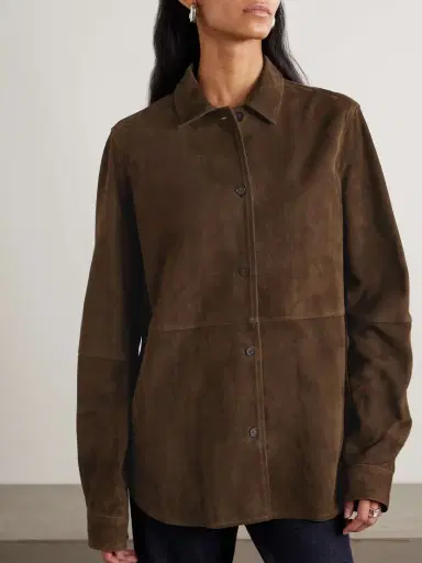 TOTEME Suede Jacket | Thumbnail 3 TOTEME Suede Jacket | Thumbnail 3