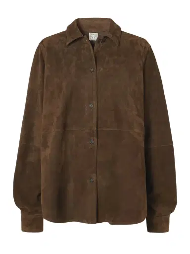 TOTEME Suede Jacket | Thumbnail 1 TOTEME Suede Jacket | Thumbnail 1