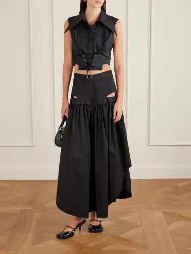 Tolu Coker Cotton-sateen Corset Top | Thumbnail 2