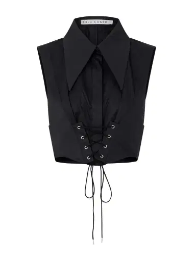 Tolu Coker Cotton-sateen Corset Top | Thumbnail 1
