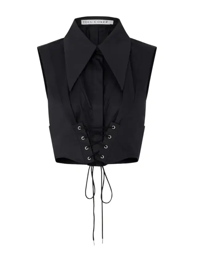 Cotton-sateen Corset Top