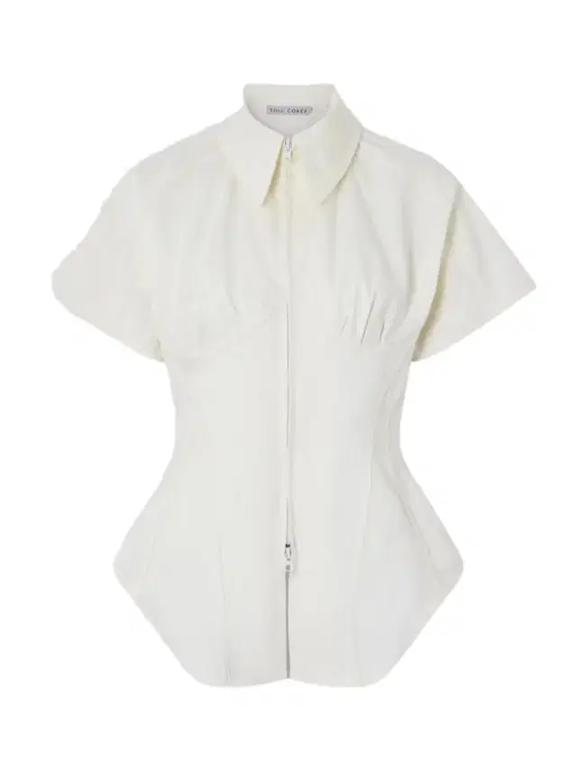 Paneled Cotton-blend Twill Blouse