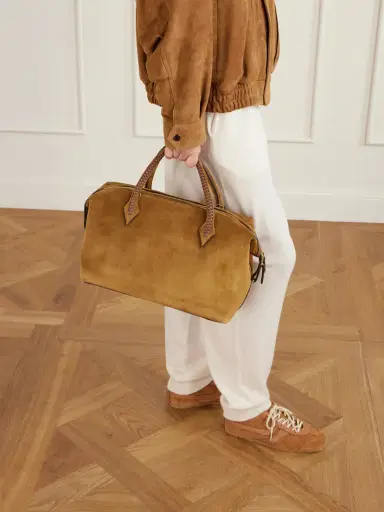 Métier Vérité City Medium Suede Tote | Thumbnail 3 Métier Vérité City Medium Suede Tote | Thumbnail 3