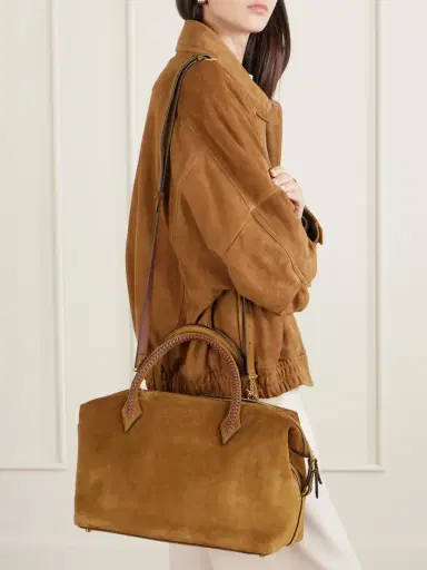 Métier Vérité City Medium Suede Tote | Thumbnail 5 Métier Vérité City Medium Suede Tote | Thumbnail 5