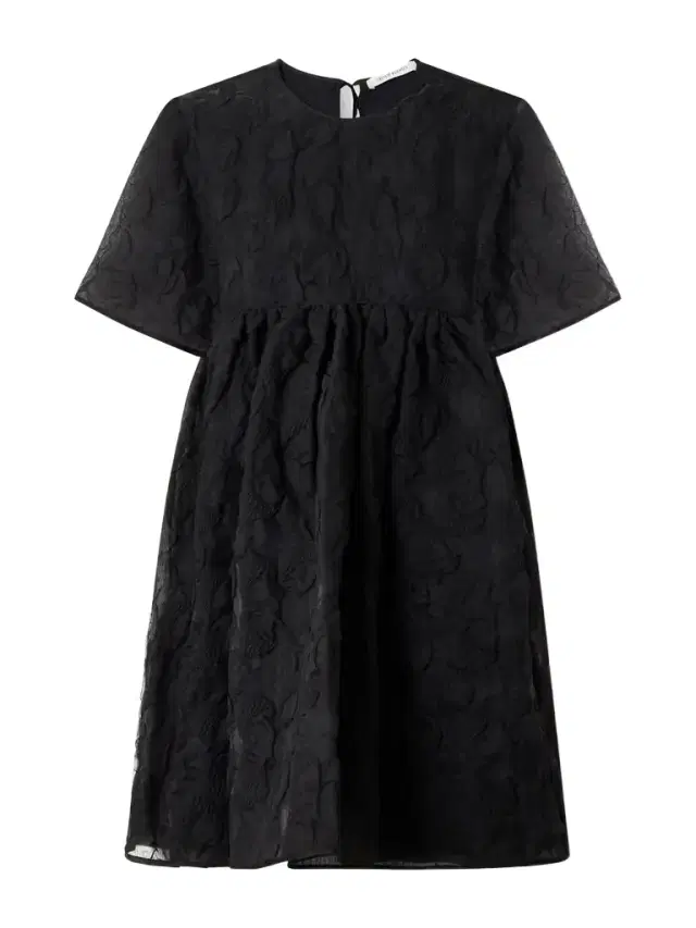 Britney Pleated Tie-back Tulle Mini Dress