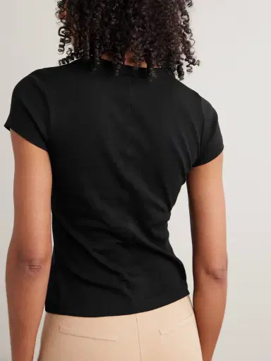 FLORE FLORE Car Baby Tee Ribbed Organic Cotton-jersey T-shirt | Thumbnail 4 FLORE FLORE Car Baby Tee Ribbed Organic Cotton-jersey T-shirt | Thumbnail 4