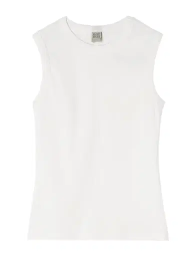 FLORE FLORE Esmé Ribbed Organic Cotton-jersey Tank | Thumbnail 1