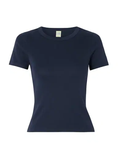 FLORE FLORE Car Ribbed Organic Cotton-jersey T-shirt | Thumbnail 1