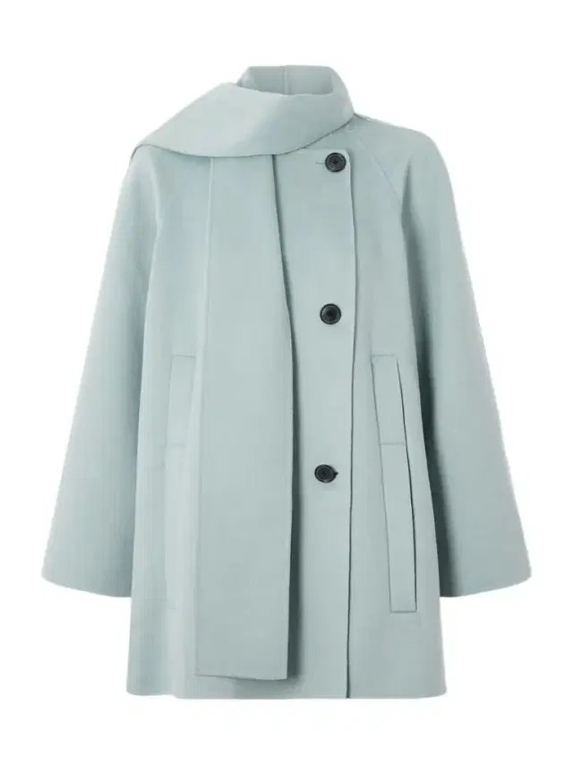 Brisa Scarf-detailed Wool-blend Coat