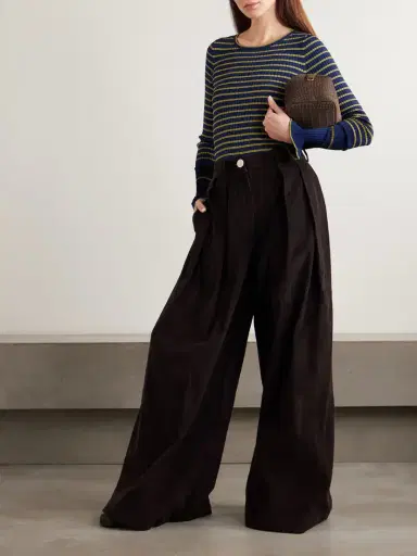 Proenza Schouler White Label Yasmine Striped Ribbed-knit Sweater | Thumbnail 2