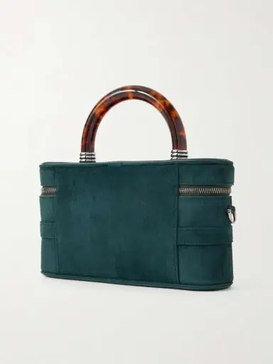 Roger Vivier Belle Vivier Vanity Mini Buckled Suede Clutch | Thumbnail 4