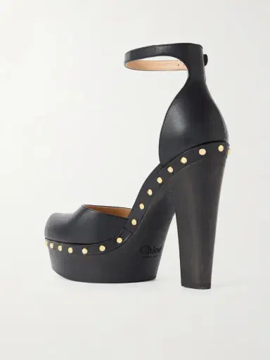 Chloé Lola Studded Leather Platform Pumps | Thumbnail 3 Chloé Lola Studded Leather Platform Pumps | Thumbnail 3