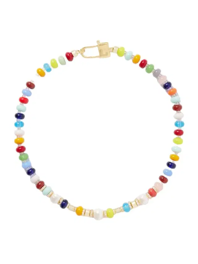 Lucinda Gold-plated, Pearl And Crystal Necklace