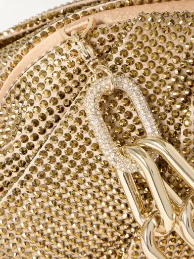Judith Leiber Couture Gemma Crystal-embellished Satin Clutch | Thumbnail 4