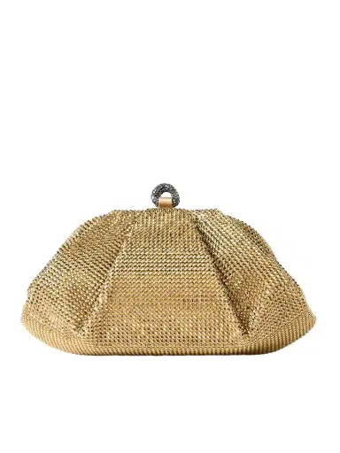 Judith Leiber Couture Gemma Crystal-embellished Satin Clutch | Thumbnail 1