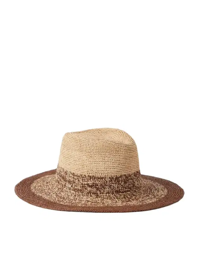 Lourdes Ombré Raffia Hat