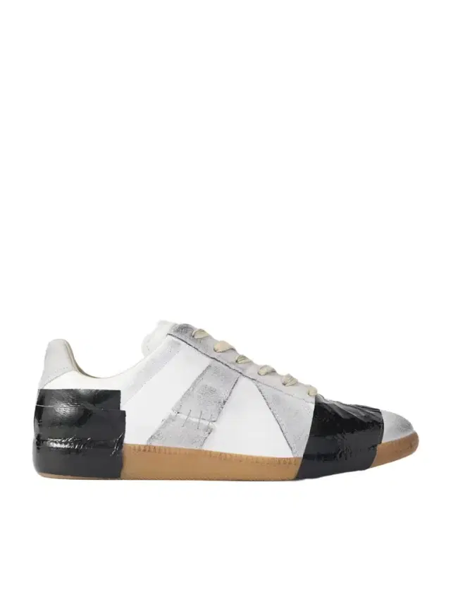 Replica Leather And Suede Sneakers