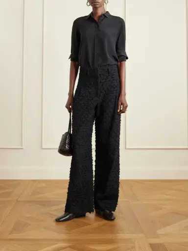 Ulla Johnson Beatrix Fringed Cotton-twill Wide-leg Pants | Thumbnail 2