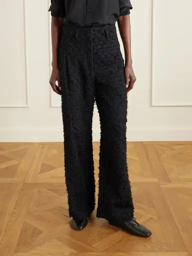Ulla Johnson Beatrix Fringed Cotton-twill Wide-leg Pants | Thumbnail 3