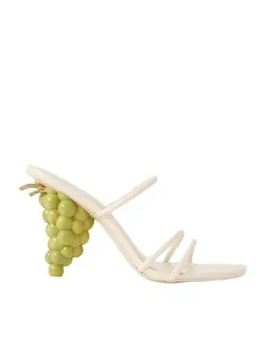 Cult Gaia Grape Leather Sandals | Thumbnail 1 Cult Gaia Grape Leather Sandals | Thumbnail 1