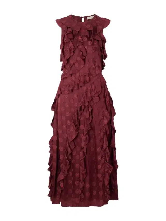 Kavita Silk-blend Jacquard Midi Dress