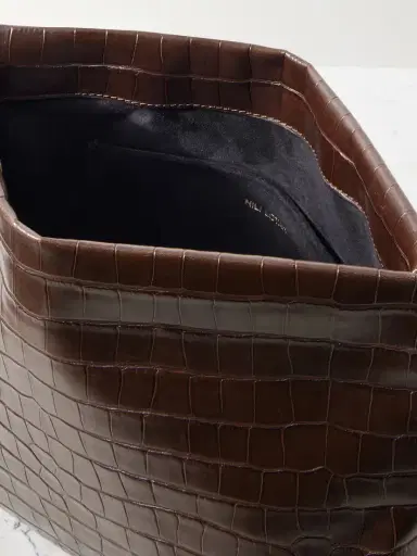 Nili Lotan Jerry Croc-effect Leather Clutch | Thumbnail 5 Nili Lotan Jerry Croc-effect Leather Clutch | Thumbnail 5