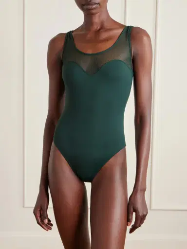 Eres Charisme Mesh Panel Swimsuit | Thumbnail 2 Eres Charisme Mesh Panel Swimsuit | Thumbnail 2