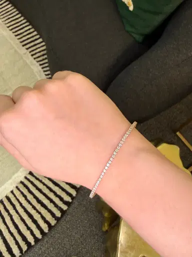 Wish Fine Jewelry 2.06ct Diamond 14K Gold Flexible Tennis Bracelet | Thumbnail 2