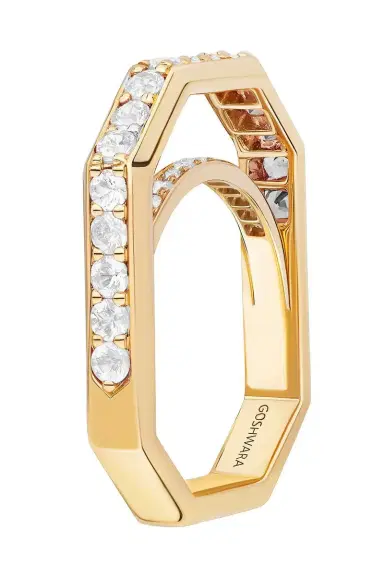 GOSHWARA Diamond G-Classic Square Band | Thumbnail 5