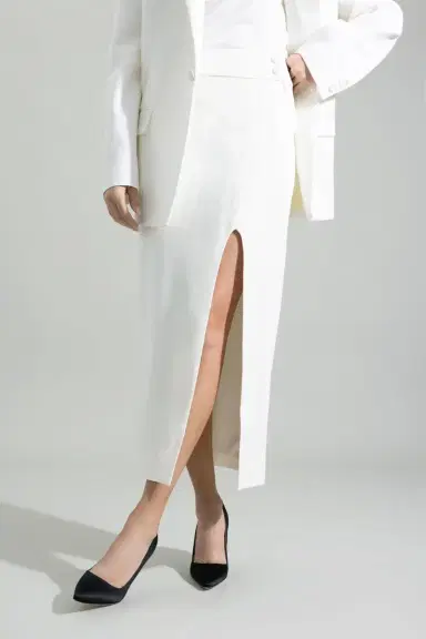 Victoria Beckham Split Detail Skirt | Thumbnail 3