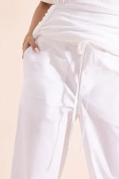 Victoria Beckham Tie Ankle Cargo Pant | Thumbnail 3 Victoria Beckham Tie Ankle Cargo Pant | Thumbnail 3