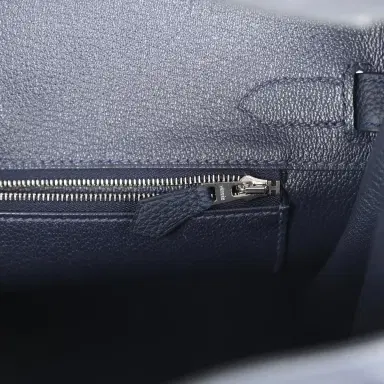 HERMÈS Hermes Birkin 30 Bleu Nuit Togo Palladium Hardware | Thumbnail 9 HERMÈS Hermes Birkin 30 Bleu Nuit Togo Palladium Hardware | Thumbnail 9